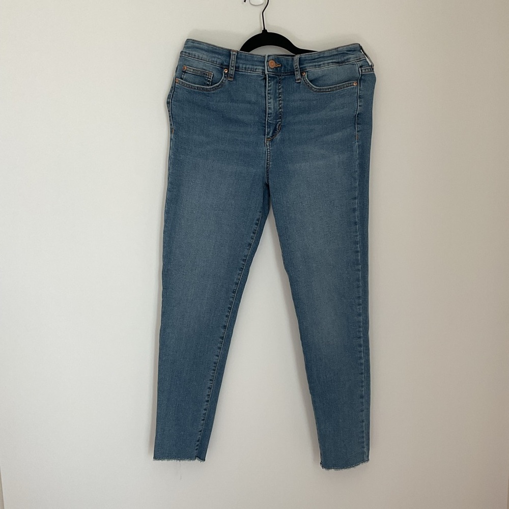 Ella Moss Blue  High Rise Ankle Jeans